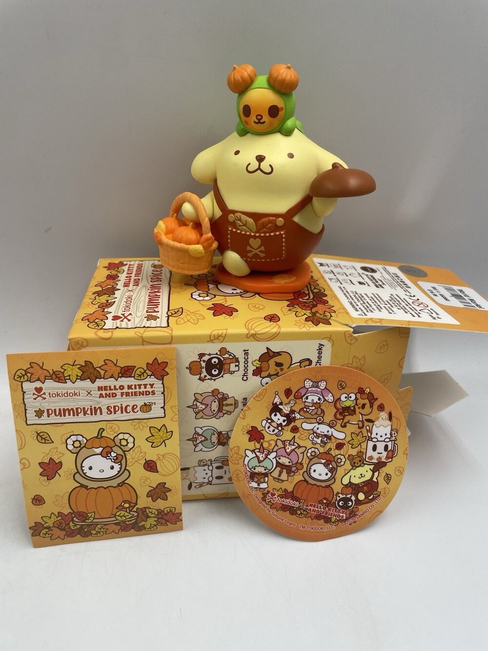 Tokidoki x Hello Kitty & Friends Pumpkin Spice Blind Box Figure Pompompurin